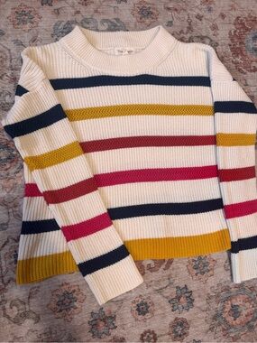 J. Crew•The Reeds Crewneck Striped Sweater